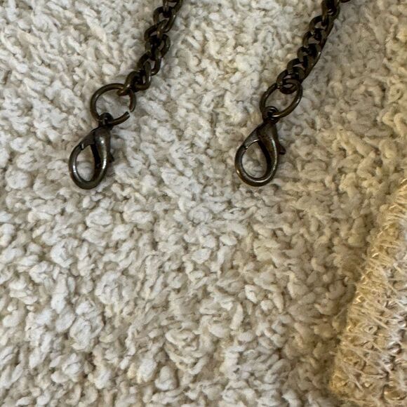 Antik Kraft Clutch Raffia Natural Multi Woven Wooden Handle Cabo resort Wear - Picture 9 of 15